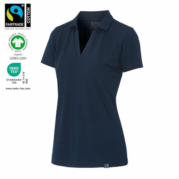Cottover STRETCH POLO PIQUE LADY - GOTS GECERTIFICEERD Cottover STRETCH POLO PIQUE LADY - GOTS GECERTIFICEERD