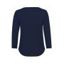 LADIES THREE QUARTER SLEEVE T-SHIRT, NAVY, XXL, NEUTRAL