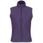 Bodywarmer van microfleece dames Purple 4XL