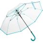 AC regular umbrella FARE® Pure transparent-petrol