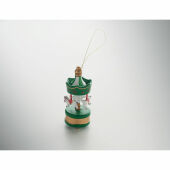 WHIRL - Houten carrousel ornament - Groen