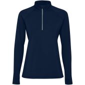 Estambul damessweater met lange mouwen en halve rits