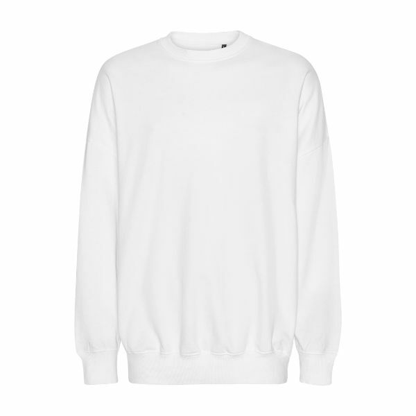 Neutral Tiger Cotton Oversized Sweatshirt_Wit_XS Neutral Tiger Cotton Oversized Sweatshirt_Wit_XS