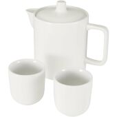 Suki theepot en kopjes set - Wit