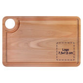Plank met sapgeul en 'oog' beuken 34x22 cm Plank met sapgeul en 'oog' beuken 34x22 cm