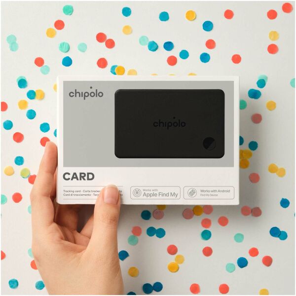 Chipolo CARD traceerkaart - Houtskool Chipolo CARD traceerkaart - Houtskool