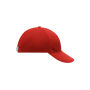 6 Panel Cap Low-Profile red one size