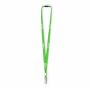 Polyester tubulaire keycord met metalen klem