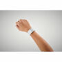 ENROLLO + - Reflecterende armband 32x3cm - Zilver