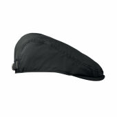 FLAT PEAK - Newsboy platte pet 235g/m² - Zwart