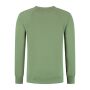L&S Heavy Sweater Raglan Crewneck for him Army Green-2XL