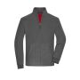 Men's Bonded Fleece Jacket carbon/red L