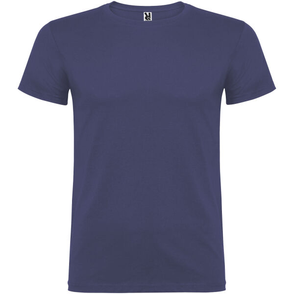 Beagle short sleeve men's t-shirt - Blue Denim - M