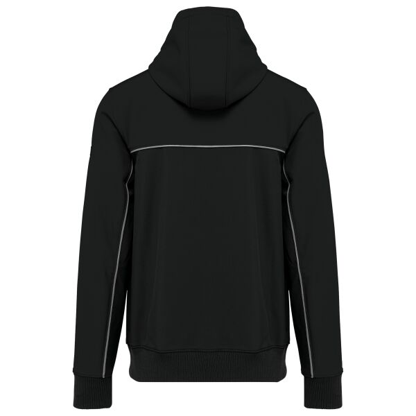 3-laags unisex softshelljas black S 3-laags unisex softshelljas black S