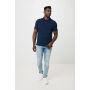 IQONIQ Yosemite gerecycled katoen pique polo, donkerblauw (5XL)