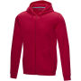 Ruby heren biologische gerecyclede hoodie met volledige rits - Rood - XS