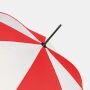 Automatisch te openen paraplu DISCO rood, wit