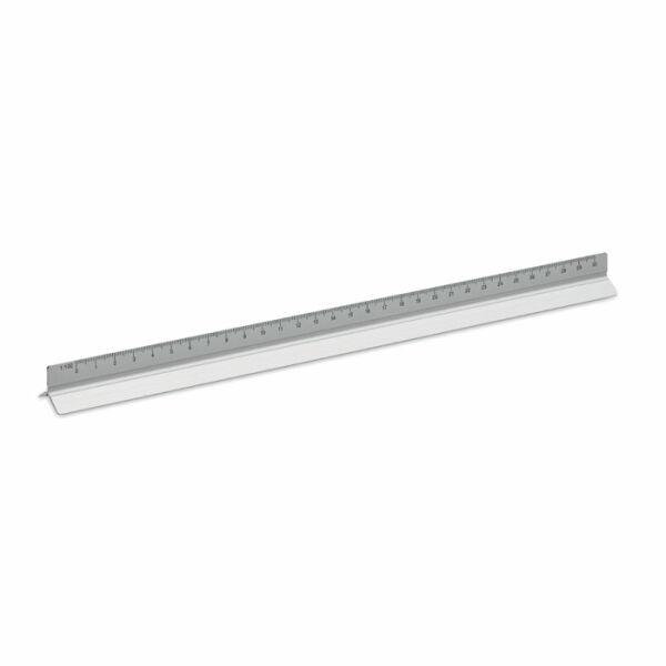 TRIA - Aluminium liniaal 30cm - Mat Zilver TRIA - Aluminium liniaal 30cm - Mat Zilver