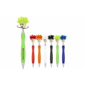 Hairy spinner balpen - Wit Hairy spinner balpen - Wit