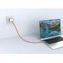 Arc RCS 60W 120 cm 2-in-1 snellaadkabel, oranje