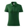 Polo Shirt women's Cotton Heavy bottle green XXL