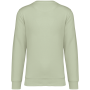 Ecologische uniseks sweater met ronde hals Celadon Green XXS