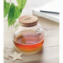 MUNNAR - Glazen theepot 850ml - Transparant