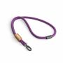 Polyester koord-keycord met bamboe plaatje