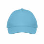 BUZZ KIDS - 5 panelen kinder baseballpet - Babyblauw