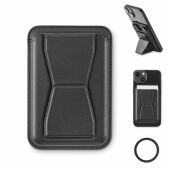 LEAMAG - Magnetische PU kaarthouder - Zwart LEAMAG - Magnetische PU kaarthouder - Zwart