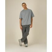 Asher - Boxy uniseks T-shirt van stevige stof - M