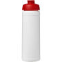 Baseline® Plus 750 ml sportfles met flipcapdeksel - Wit/Rood
