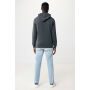 IQONIQ Torres gerecycled katoen hoodie ongeverfd, heather anthracite (XXL)