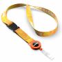 Afneembare polyester sublimatie badge‑reel keycord Afneembare polyester sublimatie badge‑reel keycord