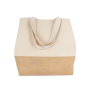 Shopper van jute- & katoencanvas Natural One Size