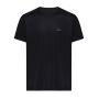 Iqoniq Tikal recycled polyester quick dry sport t-shirt, black (S)