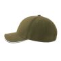 PILOT PIPING SANDWICH-S, OLIVE, One size, ATLANTIS HEADWEAR