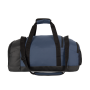 Gerecycleerde sporttas met dubbel zijvak Deep Blue / Black One Size