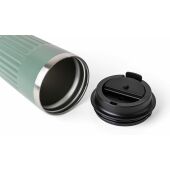 Recycled roestvrijstalen thermosbeker (400 ml) Chiara zwart