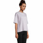 BOXY WOMEN - BOXY OVERSIZE T-SHIRT DAMES - L - Lila
