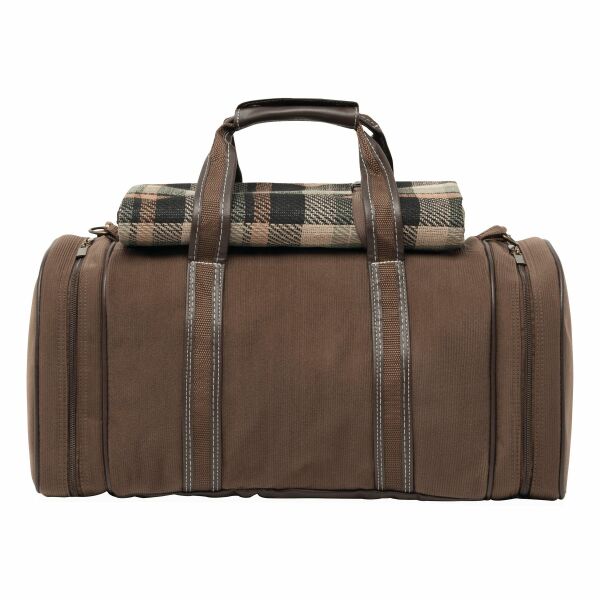 4 PICKNICK - Luxe 4-persoons picknickset bruin 4 PICKNICK - Luxe 4-persoons picknickset bruin