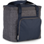 Koeltas met ritszak Dark Grey Heather / Navy One Size