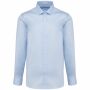 Herenoverhemd in popeline met lange mouwen essential sky blue S Herenoverhemd in popeline met lange mouwen essential sky blue S