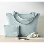 CORDY G - Grote corduroy boodschappentas - Babyblauw CORDY G - Grote corduroy boodschappentas - Babyblauw