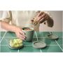 Mepal Ellipse 3 delige 500 ml + 2 x 200 ml geïsoleerde lunchpot - Saliegroen