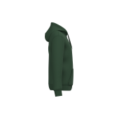 Gerecycled sweater met rits en capuchon uniseks Forest Green XS