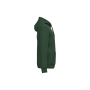 Gerecycled sweater met rits en capuchon uniseks Forest Green XS
