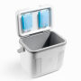 Brisby Koelbox - Frigobox - 22L - Wit - Tot maximaal 40 uur isolatie - Incl. 4 dikke koelelementen van 450ml - Temperatuur veilige sluiting - Nieuw ontwerp met koelelementen vergrendeld in deksel