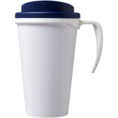 Americano® grande 350 ml geïsoleerde beker - Wit/Blauw