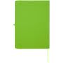 Spectrum Plus A5 hard cover notebook - Lime green